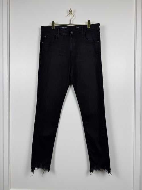 AG Adriano Goldschmied The Farrah Skinny Ankle Jeans – Dunkelgrau – Gr. 32