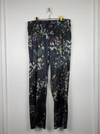 Johnny Was Hose mit Blumenmuster – Petrol – Gr. L