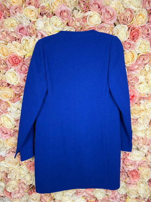 Akris Coat Royal Blue - Short Version