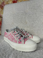 Christian Dior Walk'n'Dior Sneakers White Pink Sz. 39.5 EU