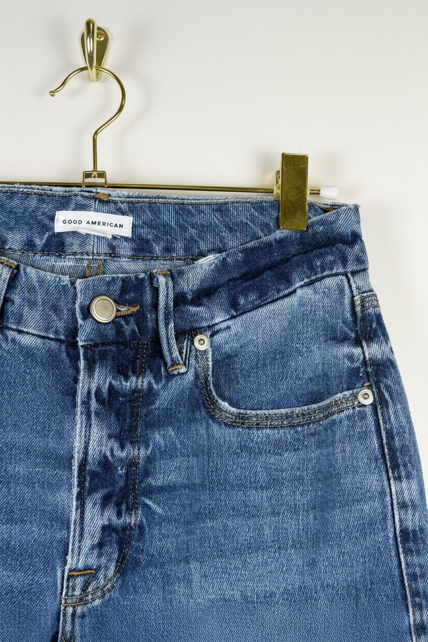 Good American Ripped Jeans Blue Sz. XS