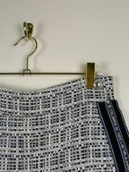 Maje Skorts aus Tweed – Blau/Weiss – Gr. 36 DE (38 FR)