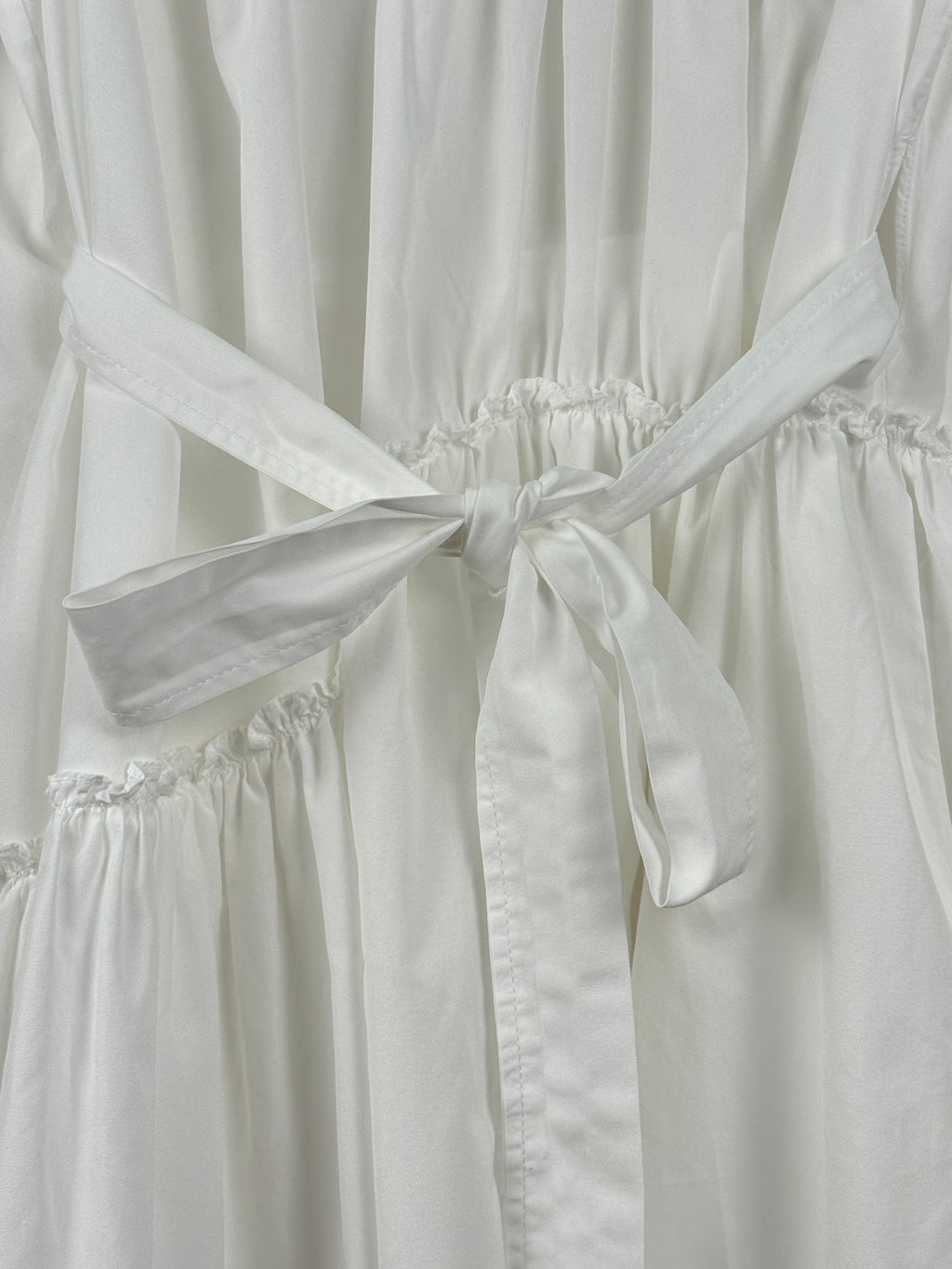 Simone Rocha Kleid mit Rüschen – Weiss – Gr. 34 DE (UK 6)