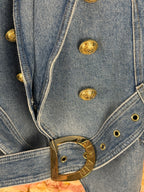 Balmain Jeans Blazer Light Blue Sz. 40 DE (42 FR)