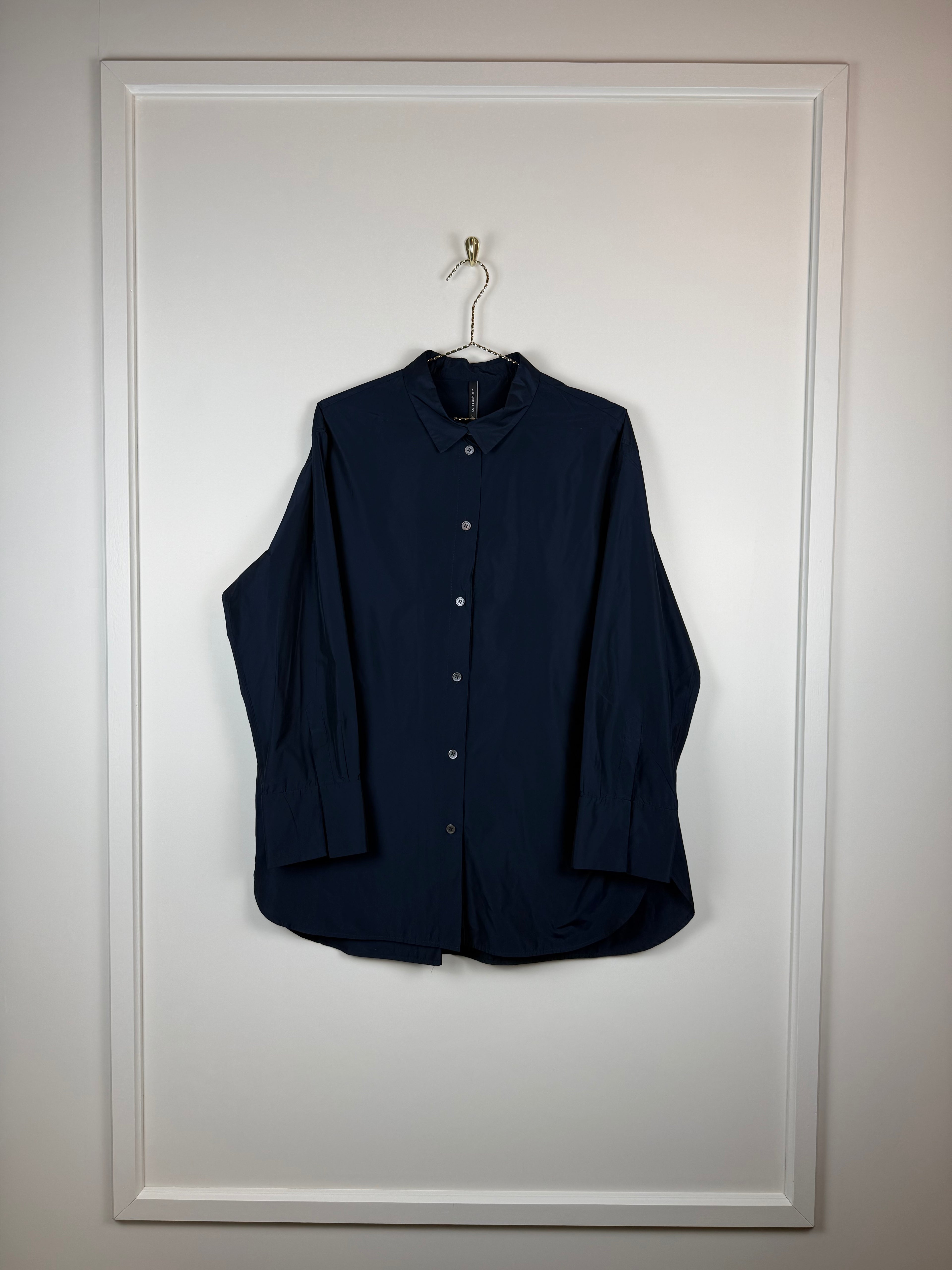 Peter O. Mahler Shirt Dark Blue Sz. M