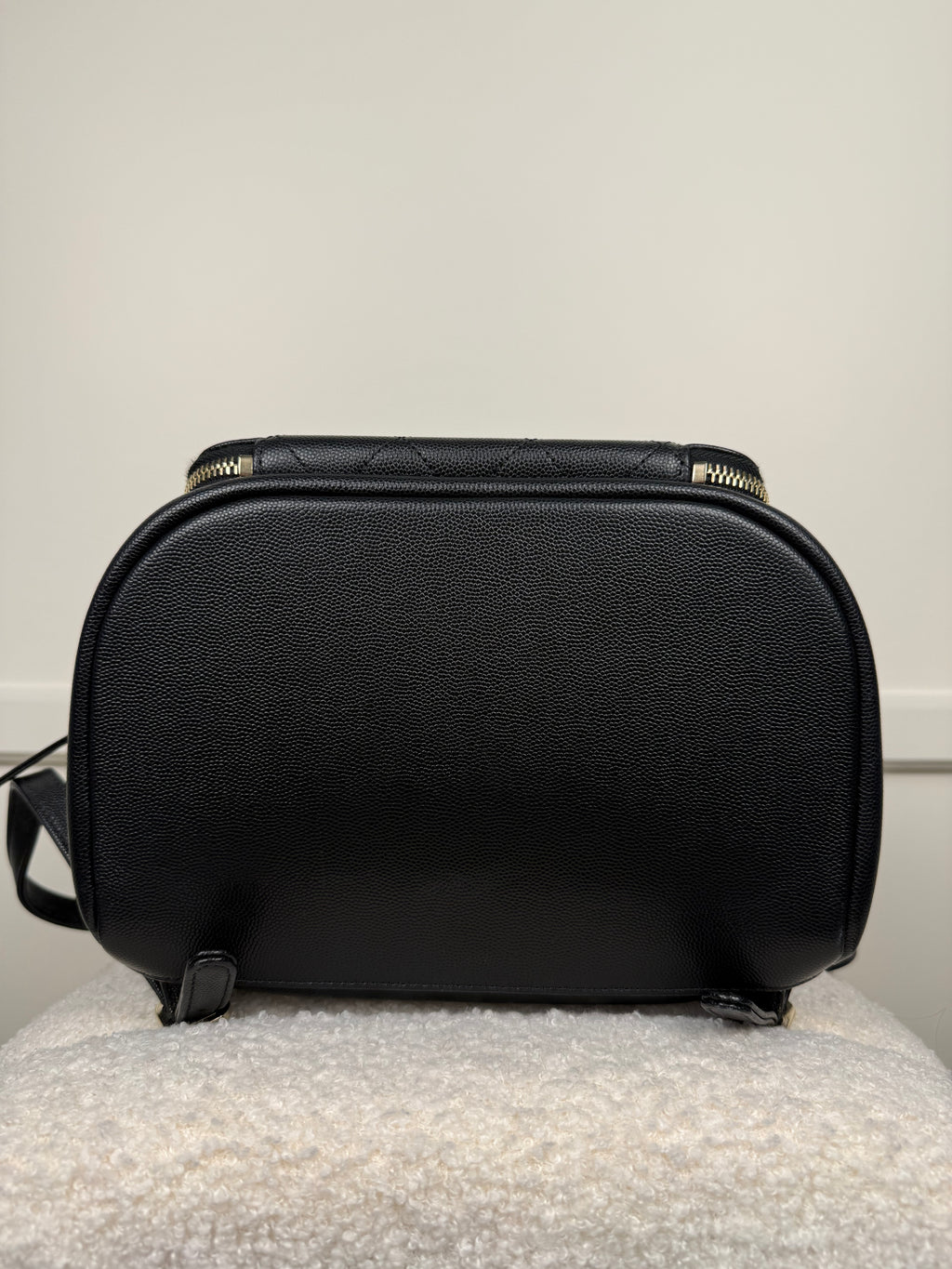 Chanel Backpack Quilted Caviar Leather Black GHW 2018/2019