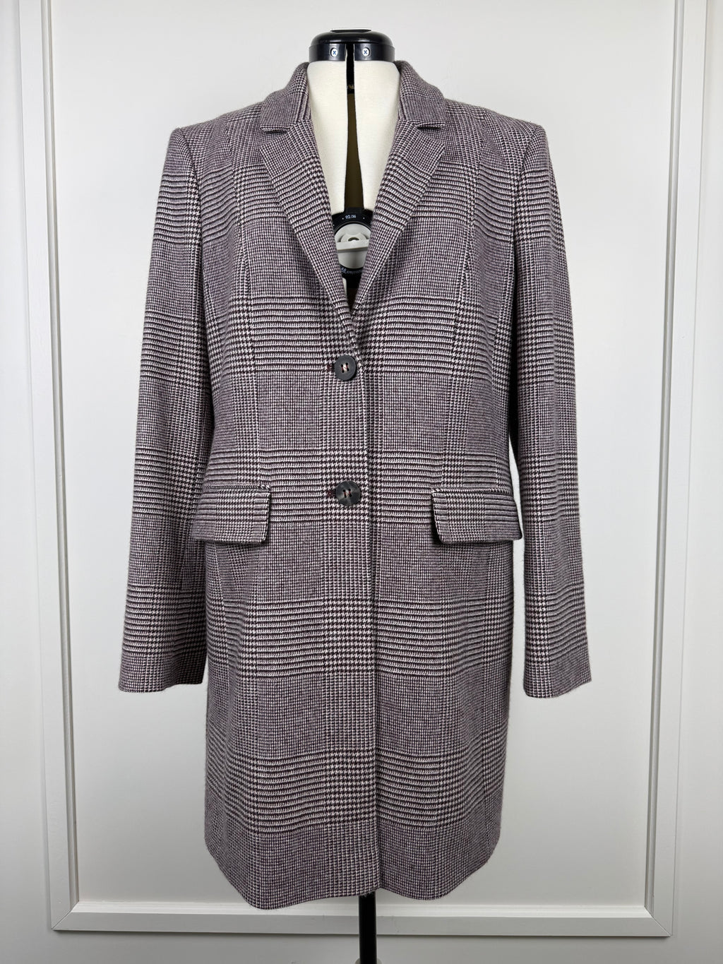 Barbara Lohmann Cashmere Blazer Bordeaux Multi Sz. 40 DE