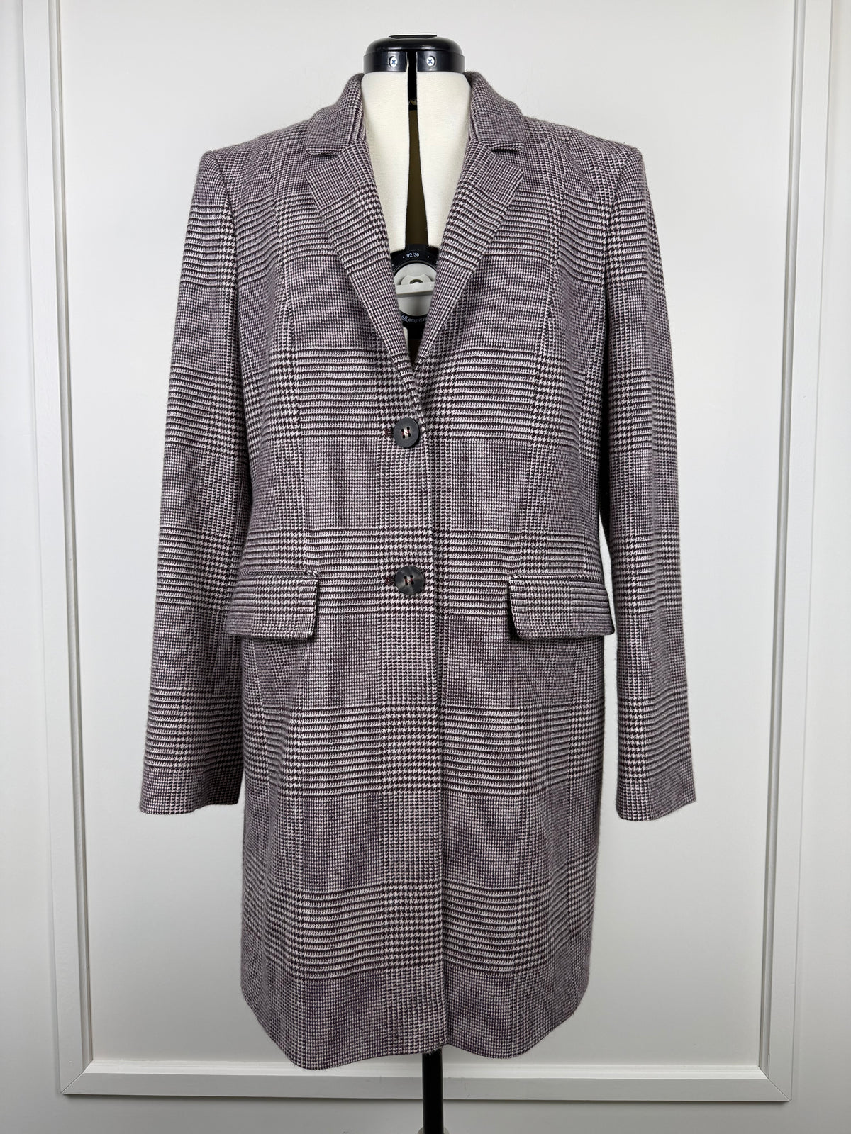Barbara Lohmann Cashmere Blazer Bordeaux Multi Sz. 40 DE