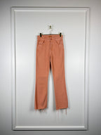 Mother Jeans "The Insider Ankle Fray" Coral Sz. 25