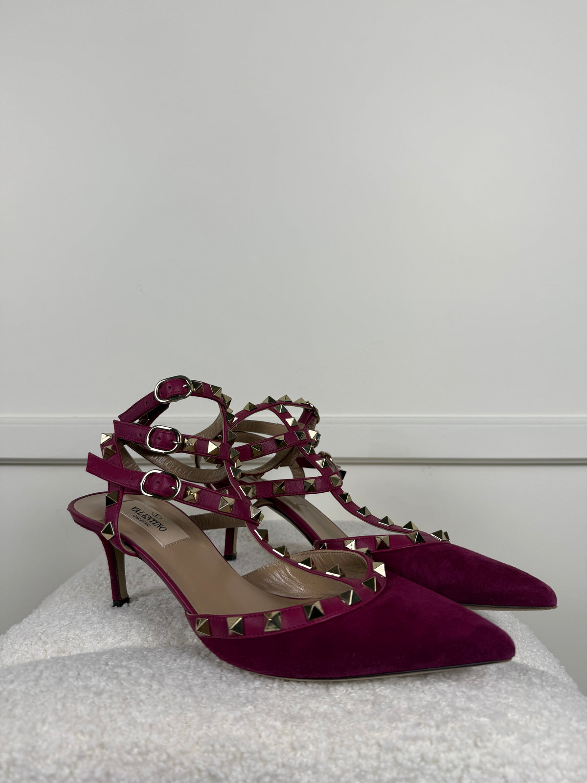 Valentino Rockstud Pumps – Bordeaux – Gr. 38 EU