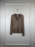 Hawick Cashmere Strickjacke – Camel – Gr. S