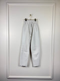 Oakwood Hose „Gift“ aus Schafsleder – Ecru – Gr. XS