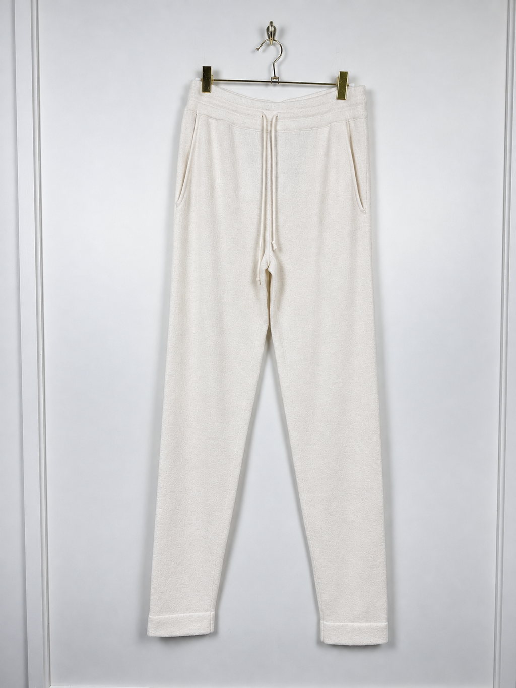 Kujten Cashmere Pants Ivory Sz. S/M