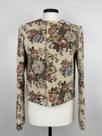 Celine 2020 Floral Print Blazer Beige Multi Sz. 32 DE (34 FR)