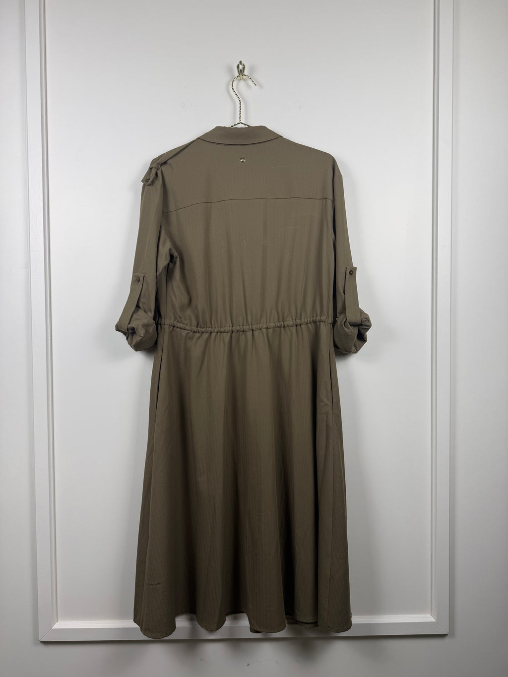 Mos Mosh Hemdblusenkleid – Olivegrün – Gr. XS