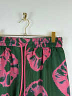 Zimmermann Shorts mit Blumenprint – Grün/Pink – Gr. M (1)