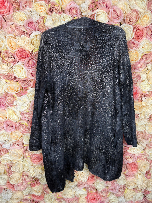 Avant Toi Cashmere Cardigan Silver Grey