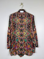 Etro Silk Blouse Multi Sz. 46 DE (50 IT)