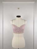 Ewa Herzog Lace Bralette Light Pink & Black Sz. 34 DE