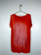 Avant Toi Oversized T-Shirt Green & Orange Sz. M