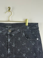 Chanel Pre-Fall 2023 Métiers d'Art Runway Jeans Grey Sz. 42 DE (44 FR)