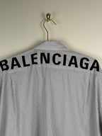 Balenciaga Oversized Striped Shirt Black White Sz. 36 DE (38 FR)