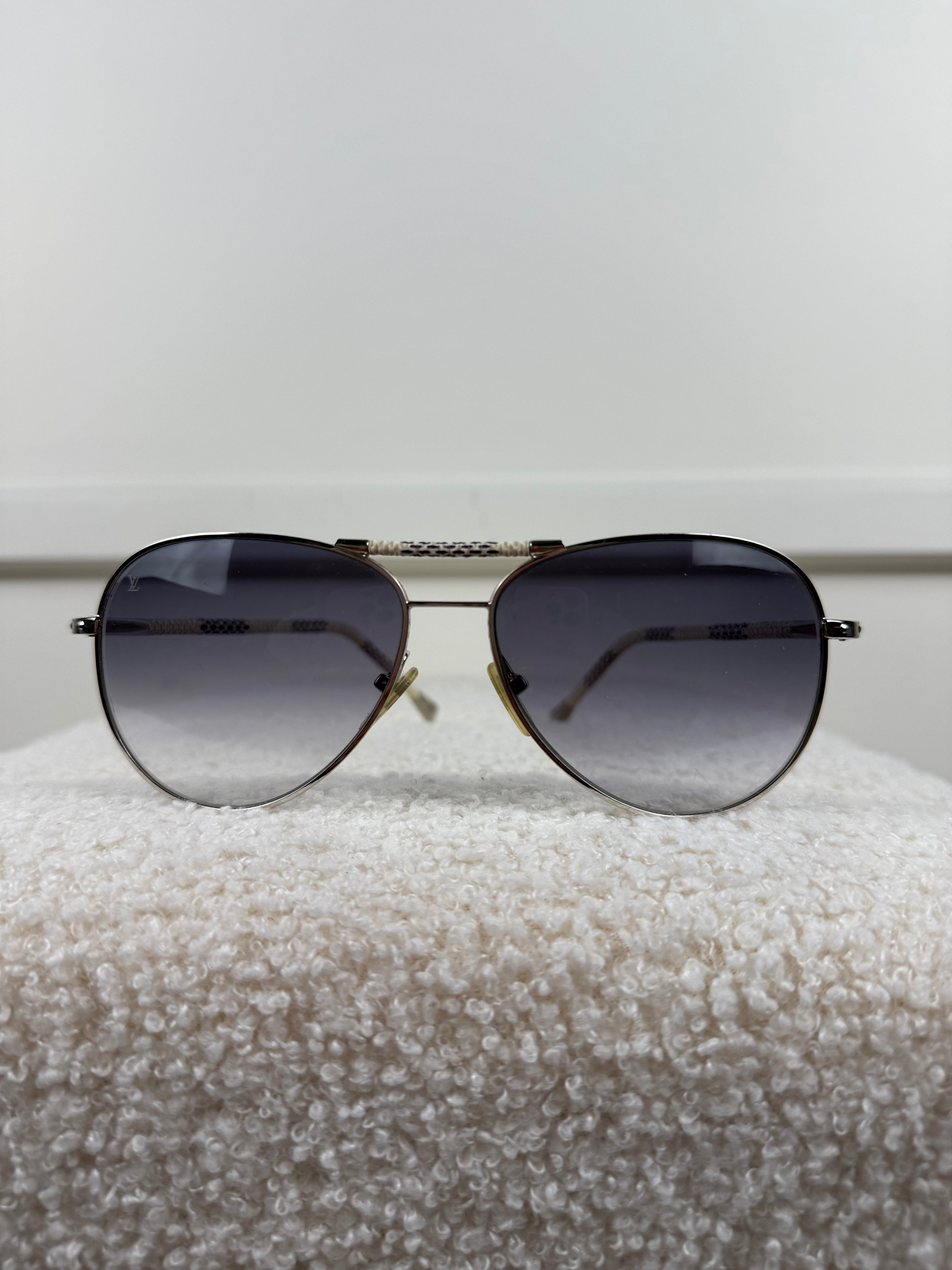 Louis Vuitton Sonnenbrille – Beige/Schwarz