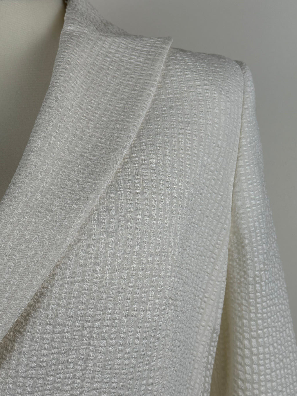 Akris Silk Mix Blazer Cream Sz. 42 DE