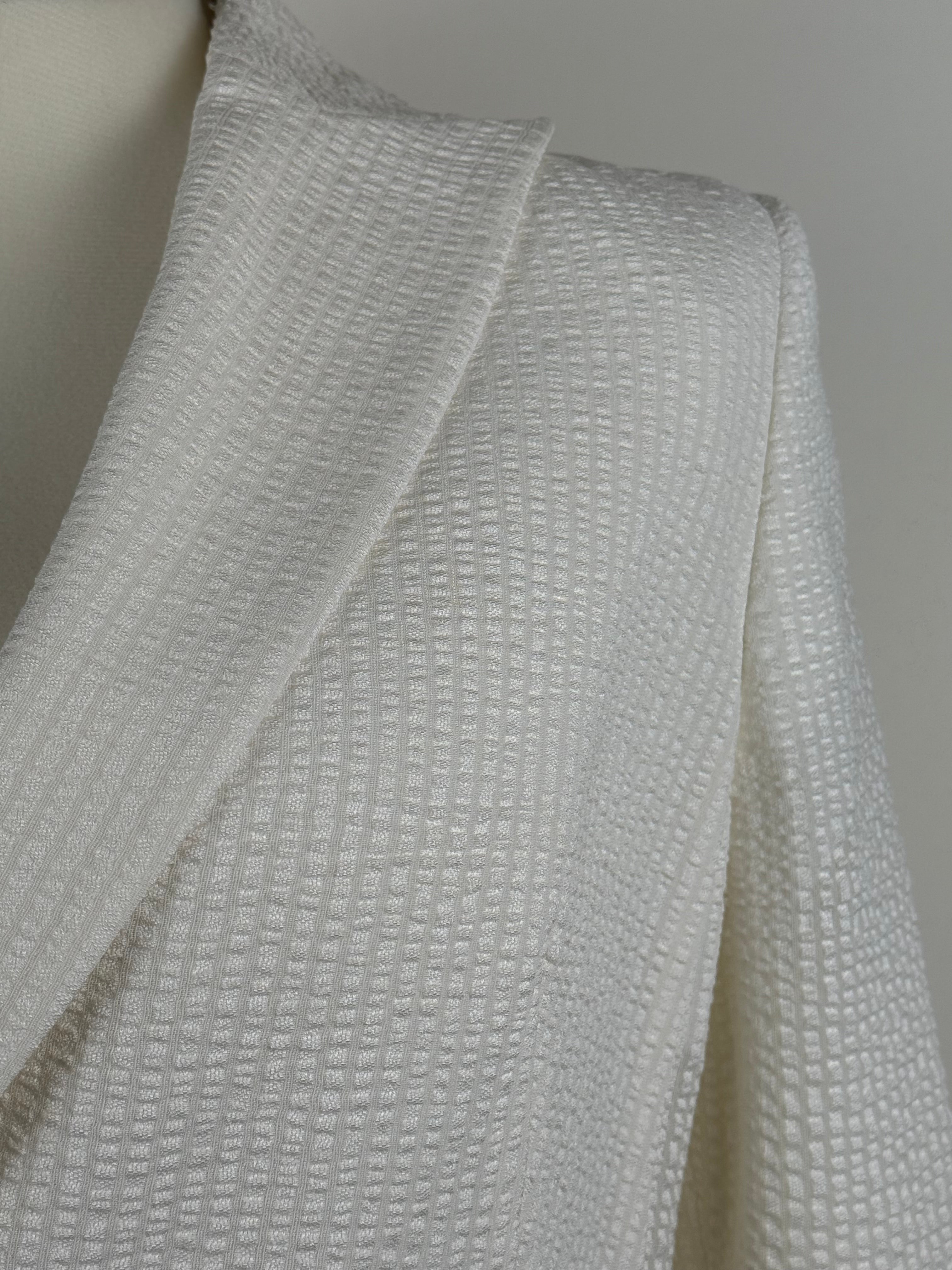Akris Silk Mix Blazer Cream Sz. 42 DE