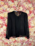 Prada Silk Blouse Black Sz. 34 DE (38 IT)