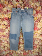 Mother Jeans "The Ditcher Crop" Light Blue Sz. 29