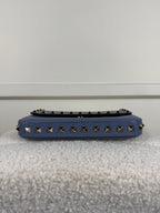 Valentino Rockstud Mini Leather Bag – Blau – Goldfarbene Nieten
