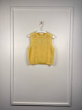 Celine Wool Sweater Vest Yellow Sz. M