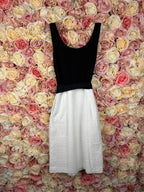DKNY Dress Black White with Belt Sz. XS
