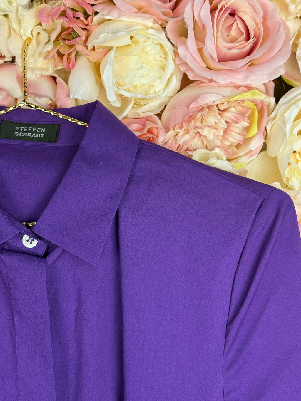 Steffen Schraut Blouse Purple Sz. 36 DE