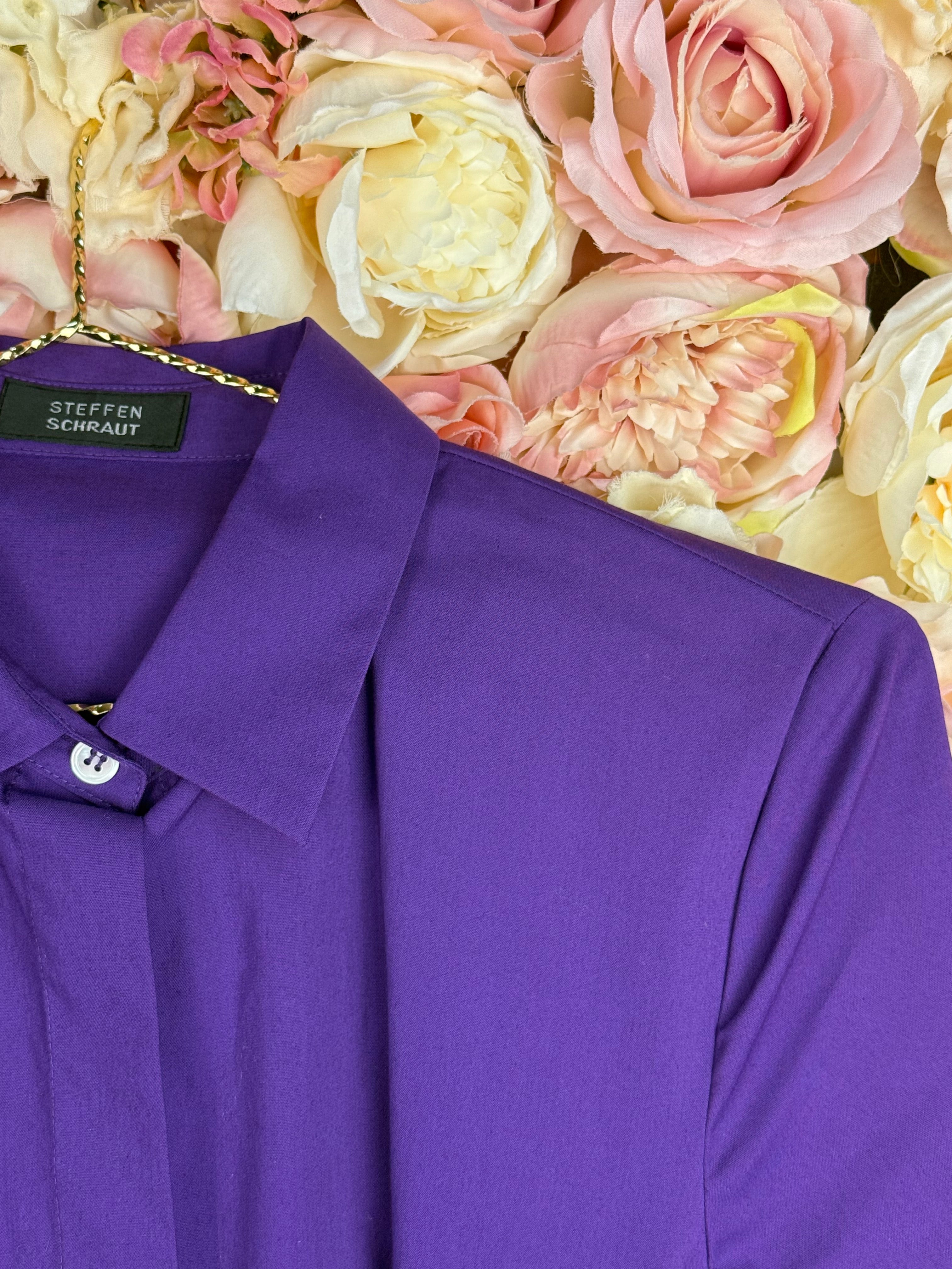 Steffen Schraut Blouse Purple Sz. 36 DE