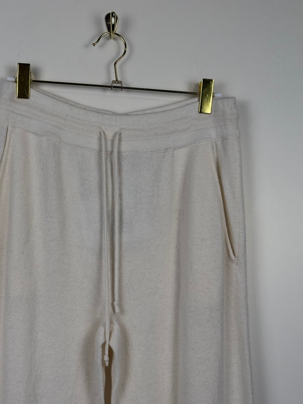 Kujten Cashmere Pants Ivory Sz. S/M