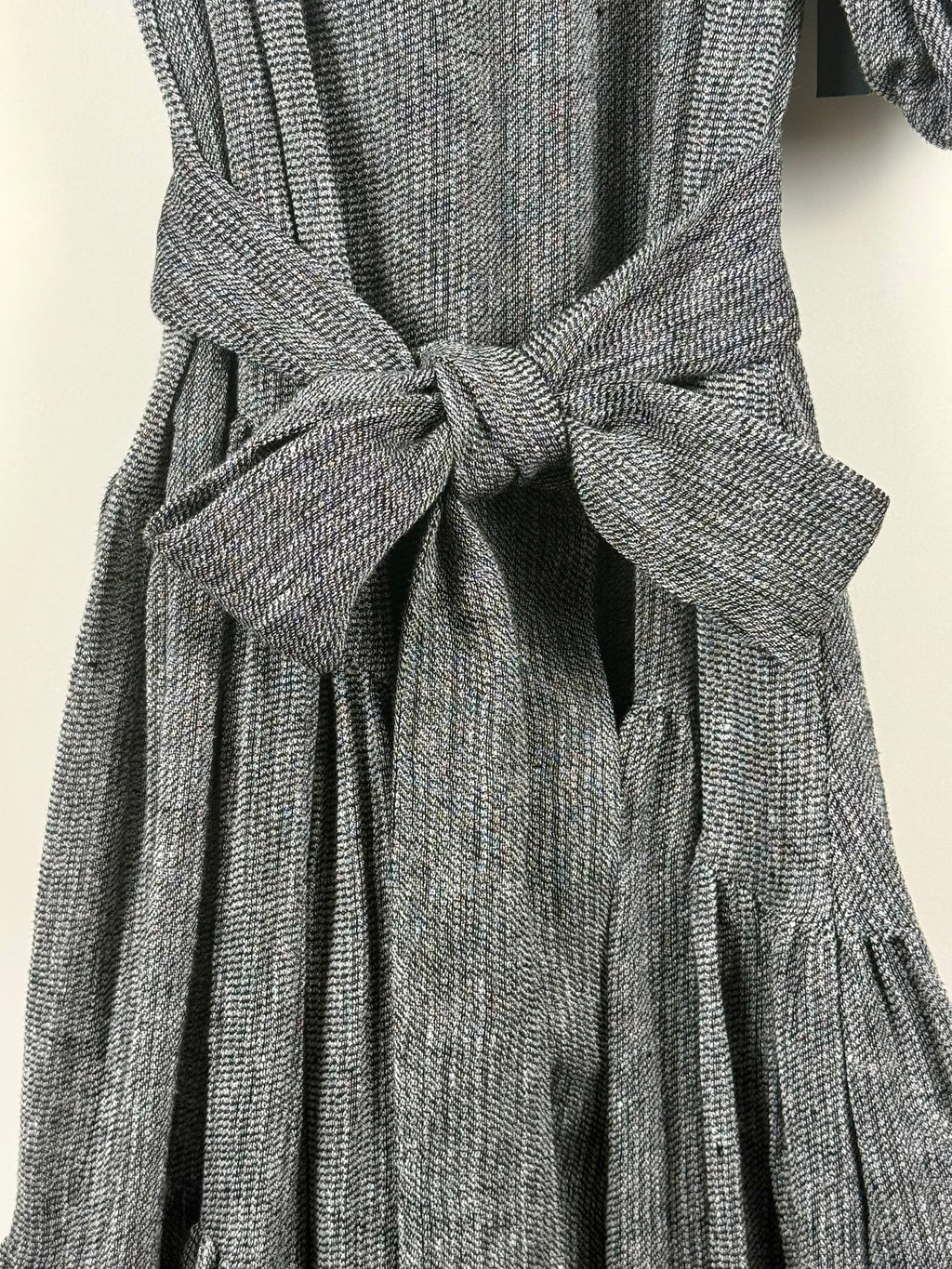 Lisa Marie Fernandez One-Sleeve Dress Grey Sz. S
