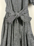 Lisa Marie Fernandez One-Sleeve Dress Grey Sz. S