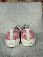 Christian Dior Walk'n'Dior Sneakers White Pink Sz. 39.5 EU