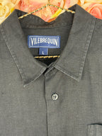Vilebrequin Linen Blouse Black Sz. L
