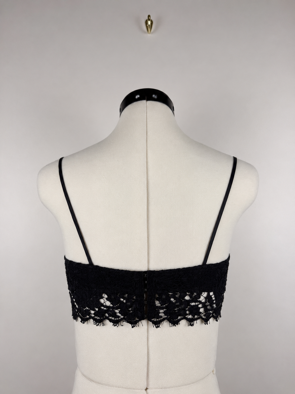 Ewa Herzog Lace Bralette Light Pink & Black Sz. 34 DE