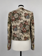 Celine 2020 Floral Print Blazer Beige Multi Sz. 32 DE (34 FR)