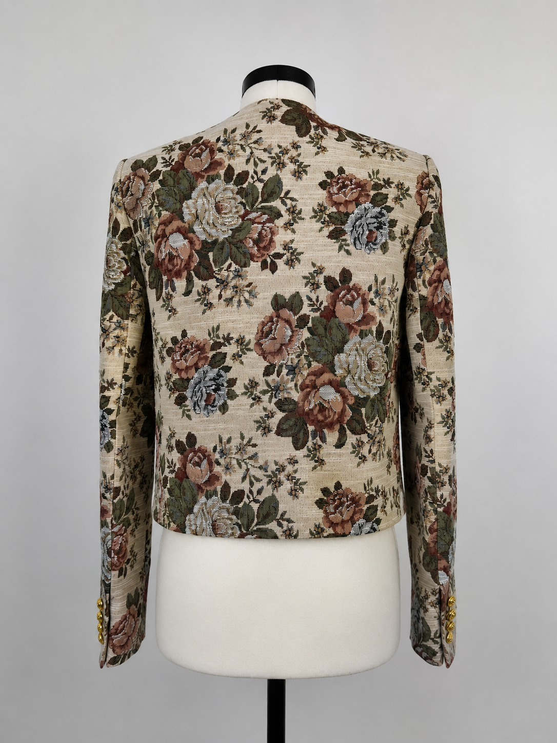 Celine 2020 Floral Print Blazer Beige Multi Sz. 32 DE (34 FR)