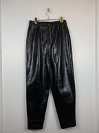 L'Academie Arielle Pants Black Shiny