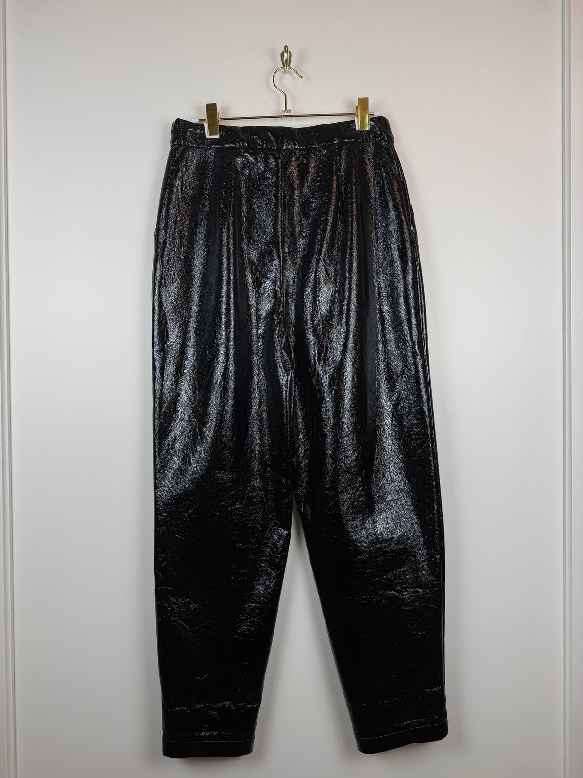 L'Academie Arielle Pants Black Shiny