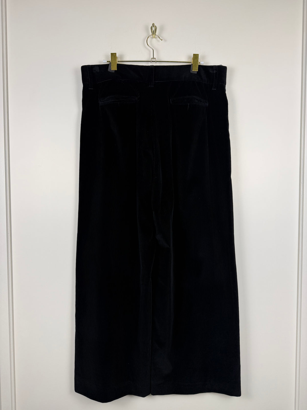 S' Max Mara Cord-Hose – Schwarz – Gr. 42 DE (46 IT)