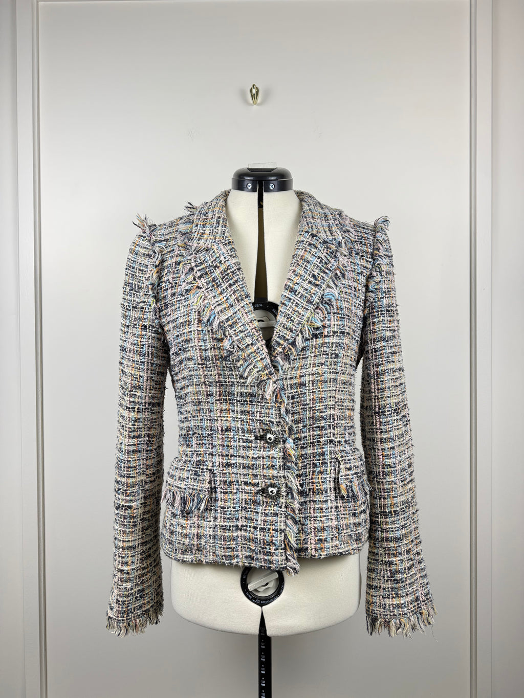Chanel Vintage Tweed Blazer – Mehrfarbig – Gr. 36 DE (38 FR)