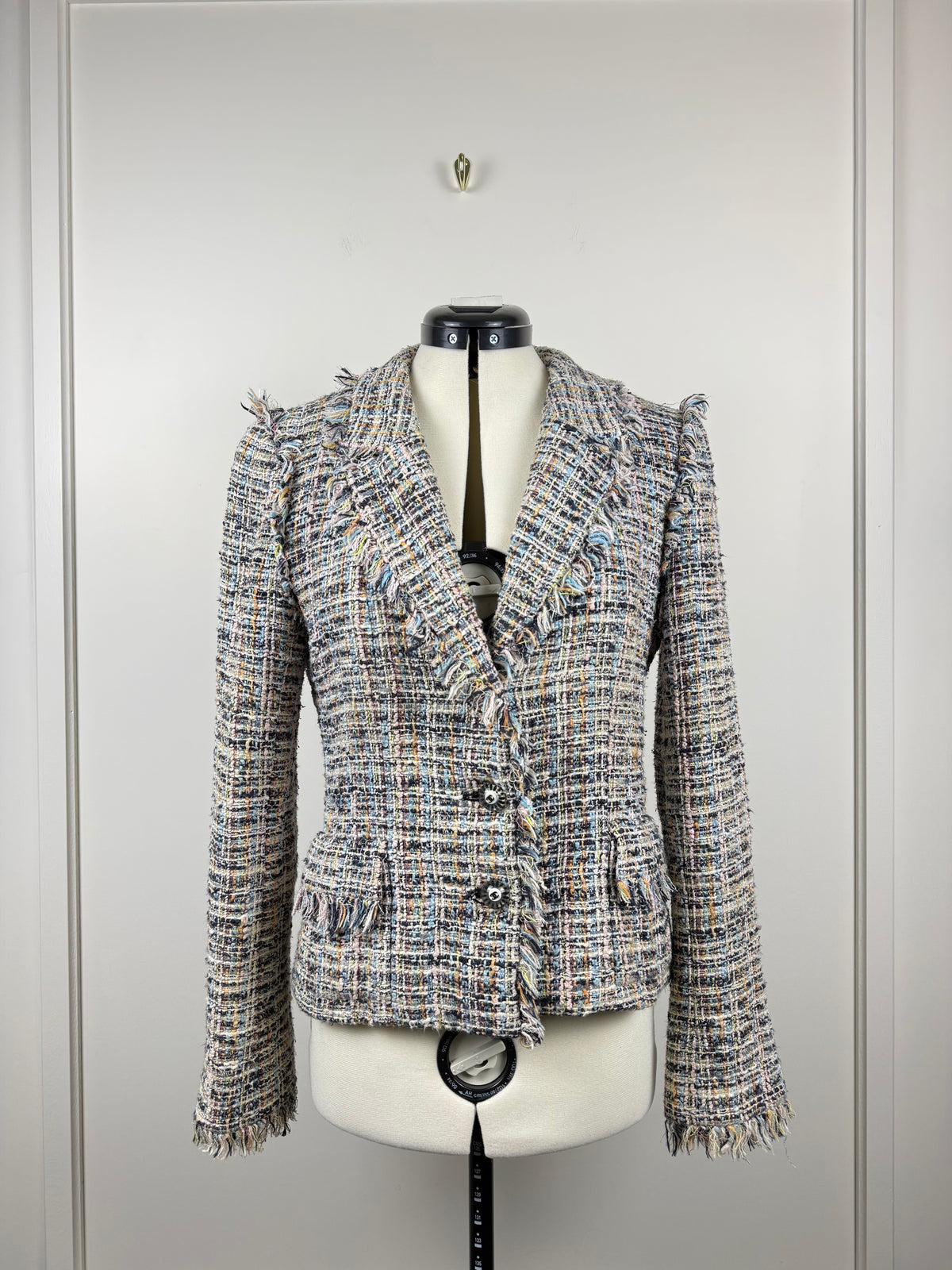 Chanel Vintage Tweed Blazer – Mehrfarbig – Gr. 36 DE (38 FR)