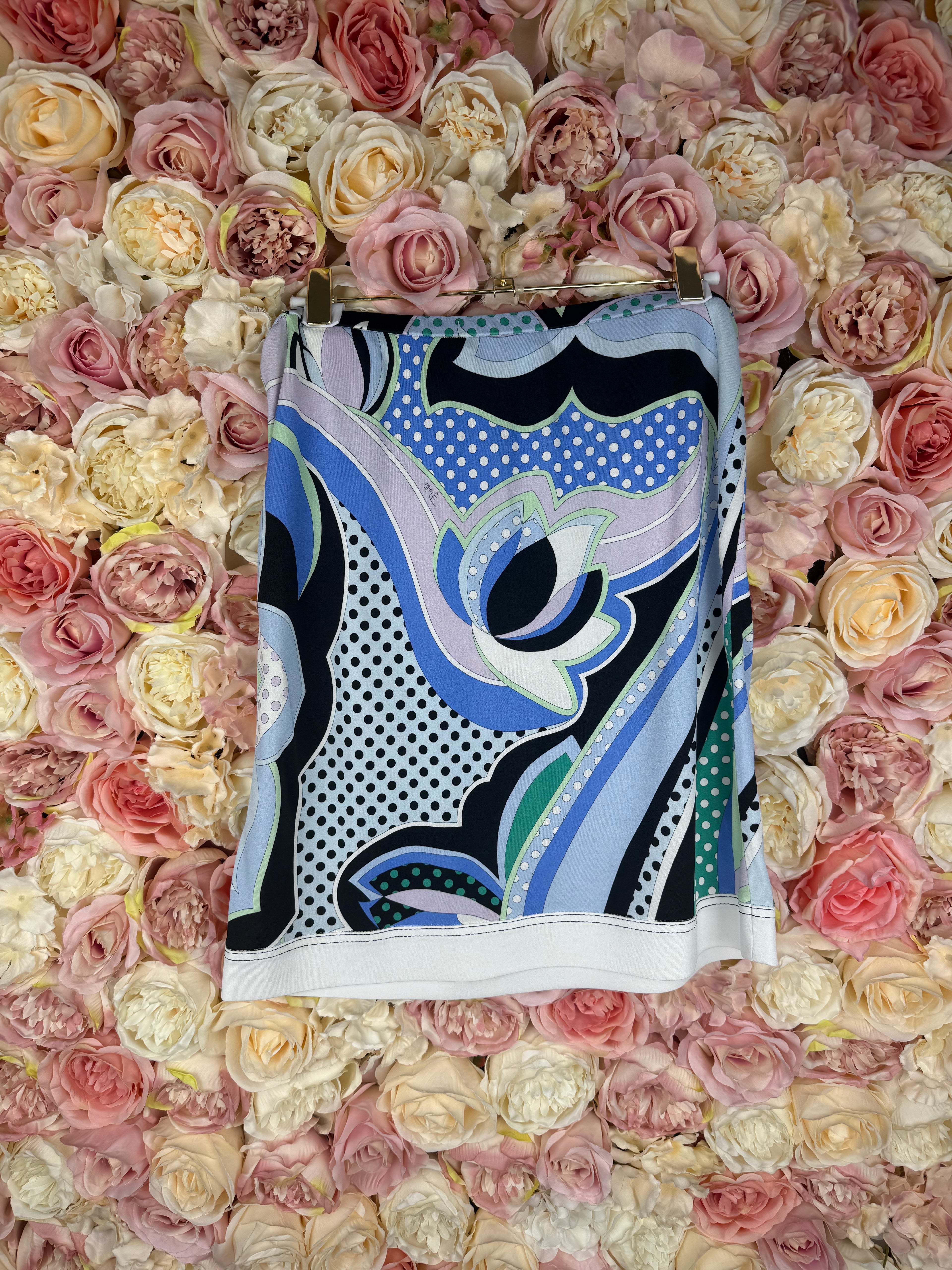 Emilio Pucci Skirt Multi Sz. Estm. S